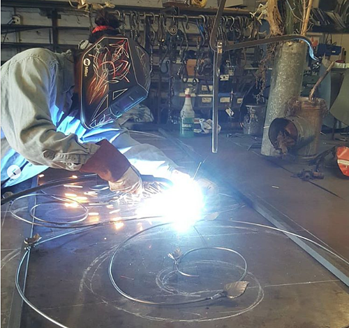 Student Welding